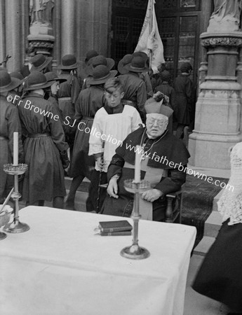 LAST CEREMONY OF BISHOP BROWNE  WITH GIRL GUIDES